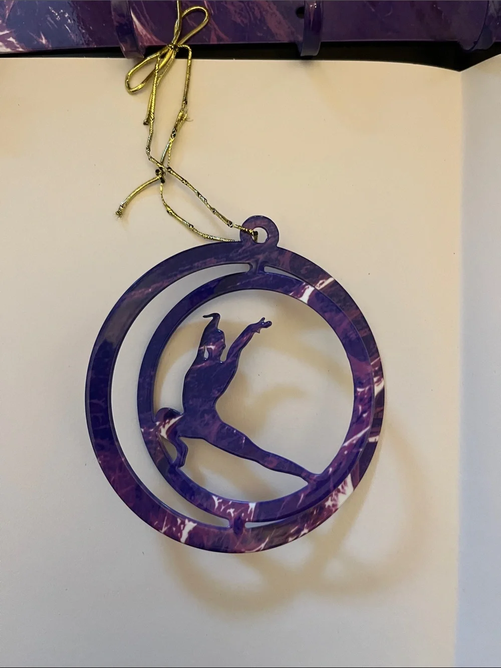 Gymnastics stylish purple